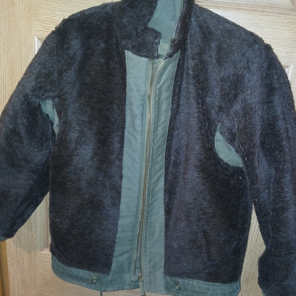 Vintage 40s USN Navy N1 Deck Jacket, Alpaca Fur , Size 40, Ww2 - Picture 10 of 16